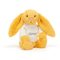 Bashful Sunshine Bunny with Personalized Cream Jumper