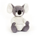 Bashful Koala with Personalized Cream Jumper