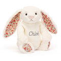 Blossom Cream Bunny with Personalized Cream Jumper