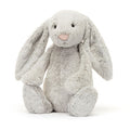 Personalized Bashful Silver Bunny Huge