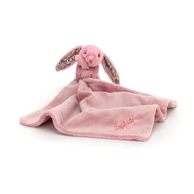Personalized Blossom Tulip Bunny Soother