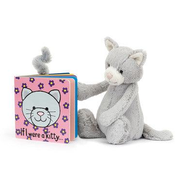 If I Were a Kitty Board Book and Bashful Grey Kitty