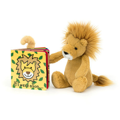 If I Were a Lion Board Book & Bashful Lion
