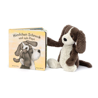 Hundchen Schnuck Und Sein Papa Buch and Bashful Fudge Puppy