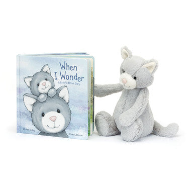 When I Wonder Book and Bashful Grey Kitty